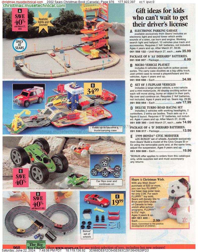2002 Sears Christmas Book (Canada), Page 976