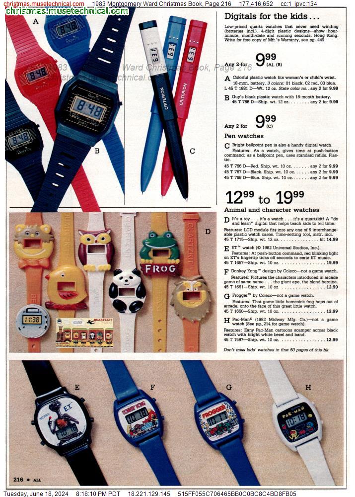 1983 Montgomery Ward Christmas Book, Page 216