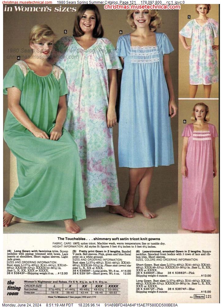 1980 Sears Spring Summer Catalog, Page 121