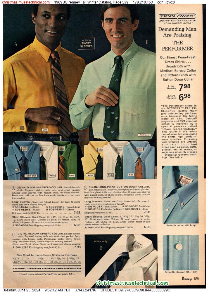 1969 JCPenney Fall Winter Catalog, Page 539