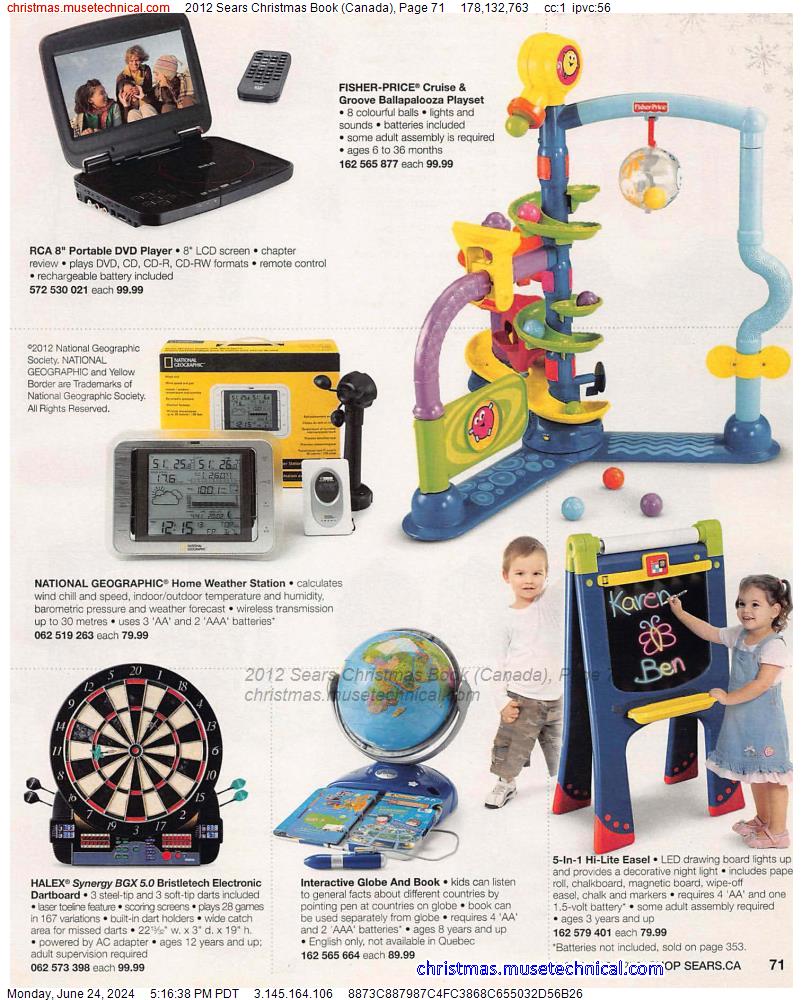 2012 Sears Christmas Book (Canada), Page 71