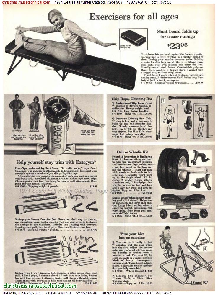 1971 Sears Fall Winter Catalog, Page 903