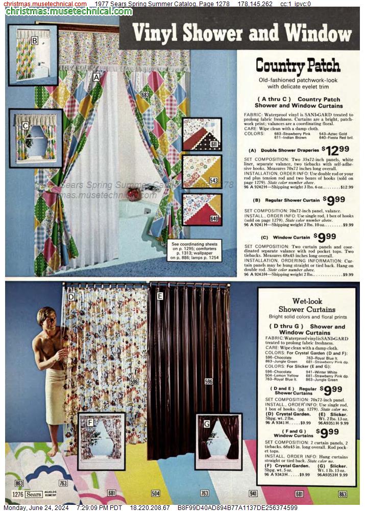 1977 Sears Spring Summer Catalog, Page 1278