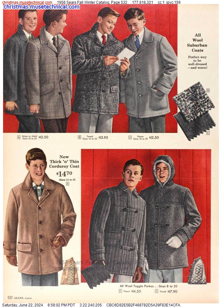 1958 Sears Fall Winter Catalog, Page 532