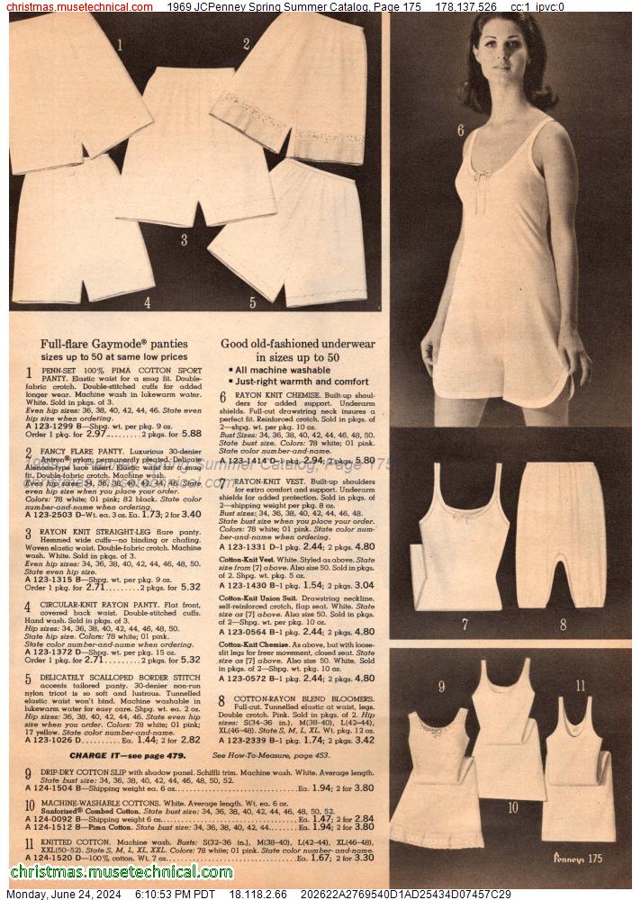 1969 JCPenney Spring Summer Catalog, Page 175