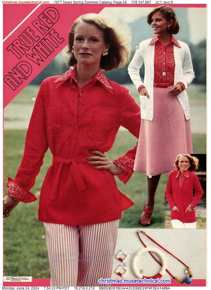 1977 Sears Spring Summer Catalog, Page 20