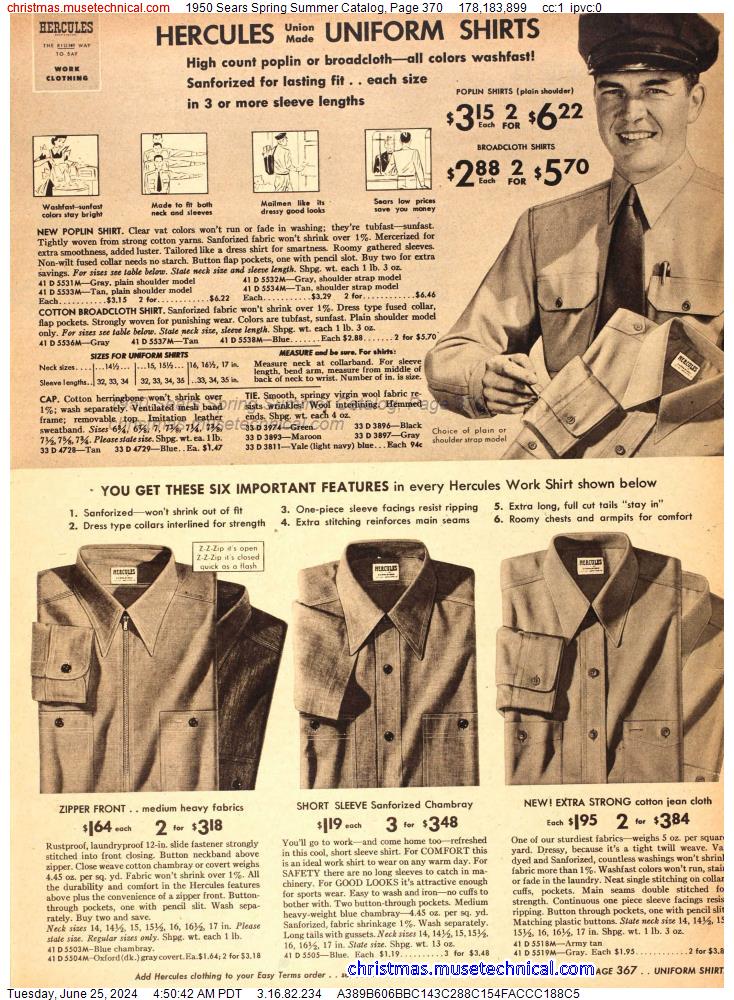 1950 Sears Spring Summer Catalog, Page 370