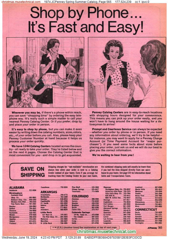 1974 JCPenney Spring Summer Catalog, Page 565