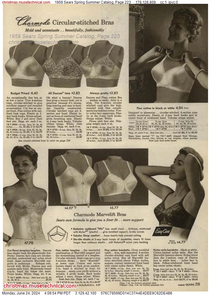1959 Sears Spring Summer Catalog, Page 223