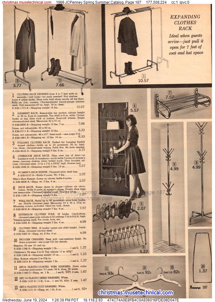 1966 JCPenney Spring Summer Catalog, Page 187