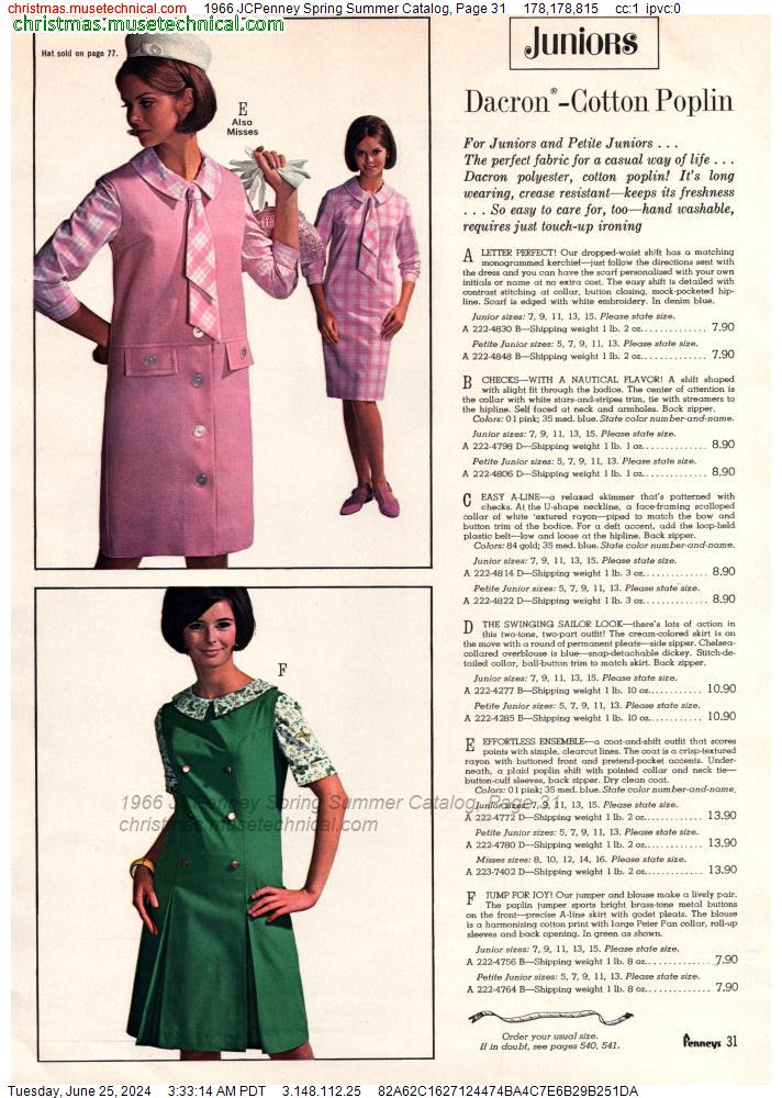 1966 JCPenney Spring Summer Catalog, Page 31