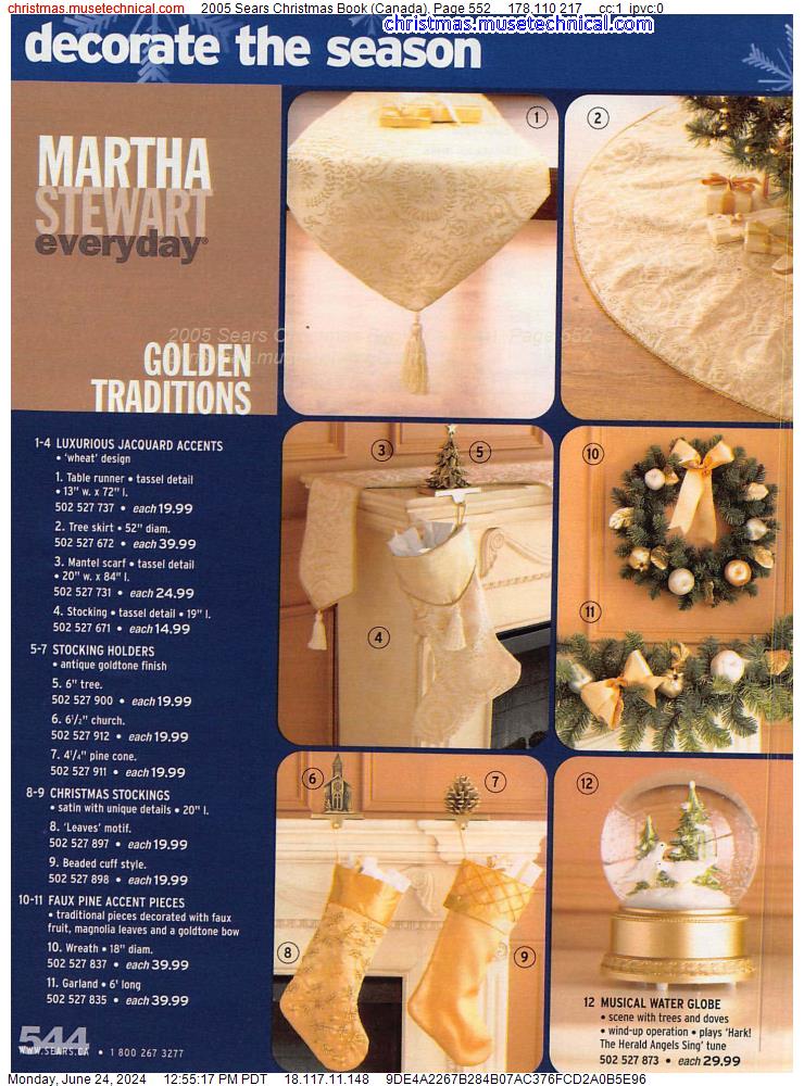 2005 Sears Christmas Book (Canada), Page 552