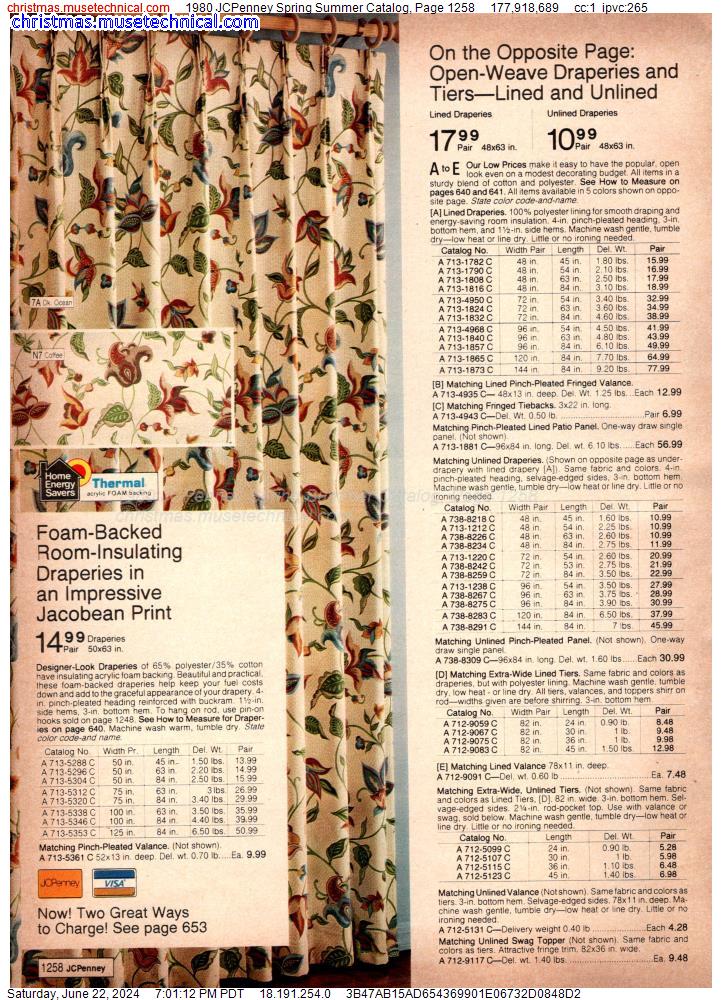 1980 JCPenney Spring Summer Catalog, Page 1258