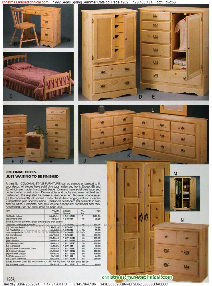 1992 Sears Spring Summer Catalog, Page 1282
