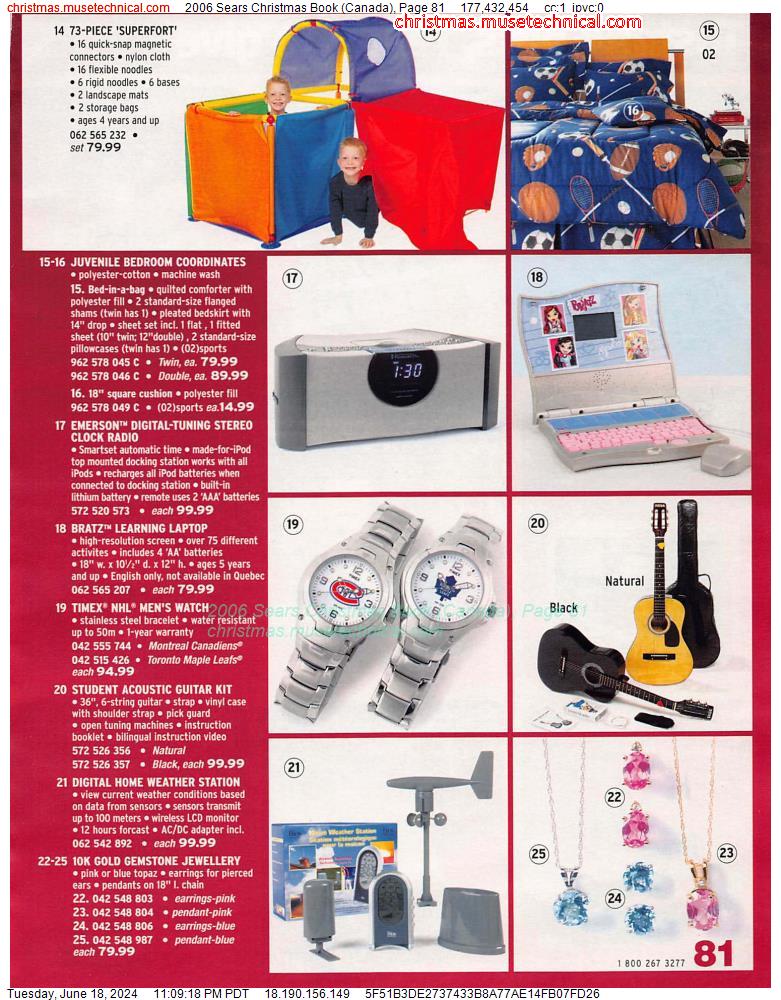 2006 Sears Christmas Book (Canada), Page 81