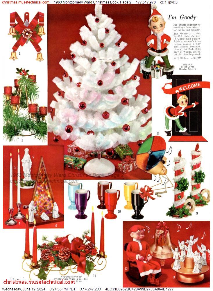1963 Montgomery Ward Christmas Book, Page 2