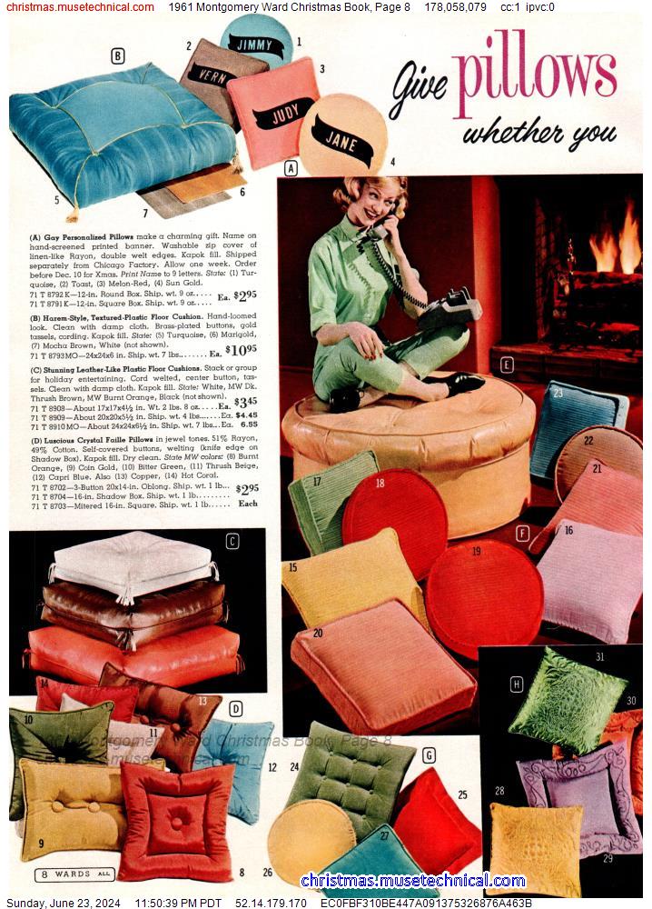 1961 Montgomery Ward Christmas Book, Page 8