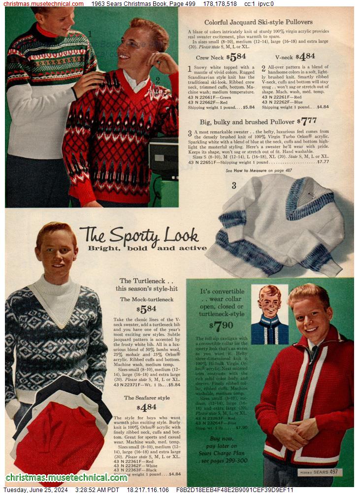 1963 Sears Christmas Book, Page 499