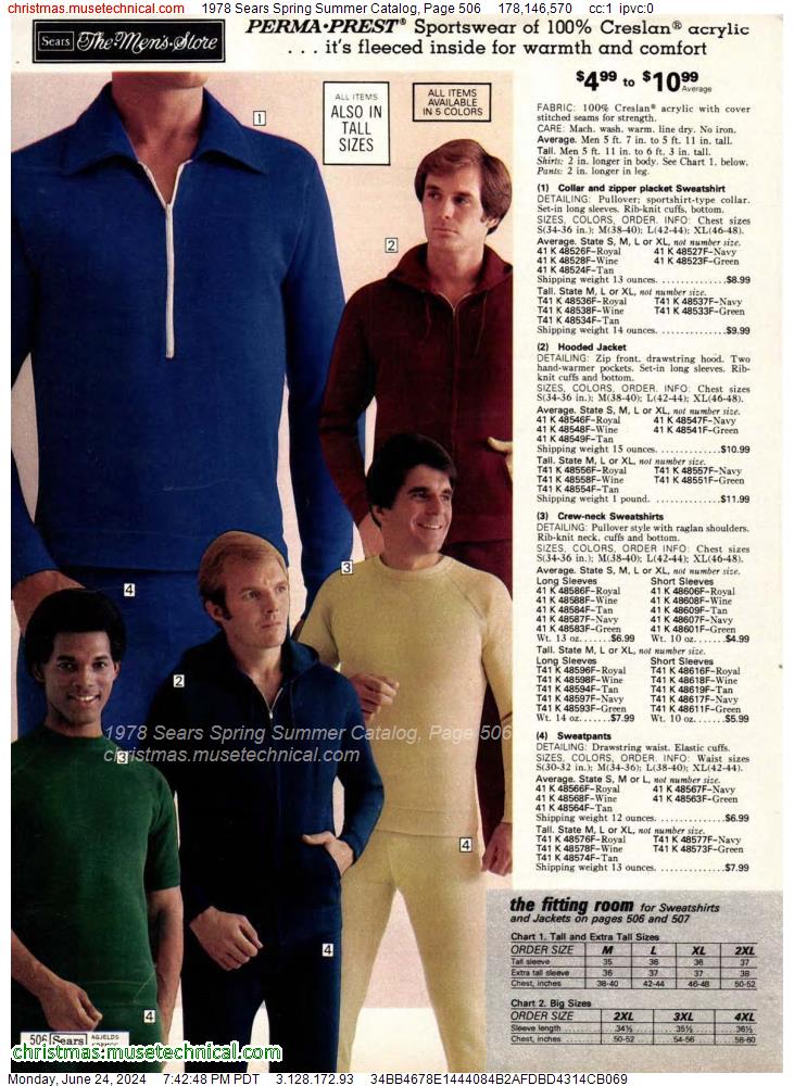 1978 Sears Spring Summer Catalog, Page 506