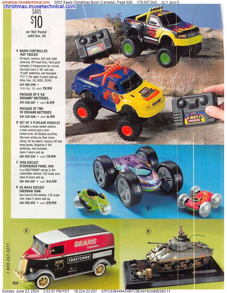 2003 Sears Christmas Book (Canada), Page 926