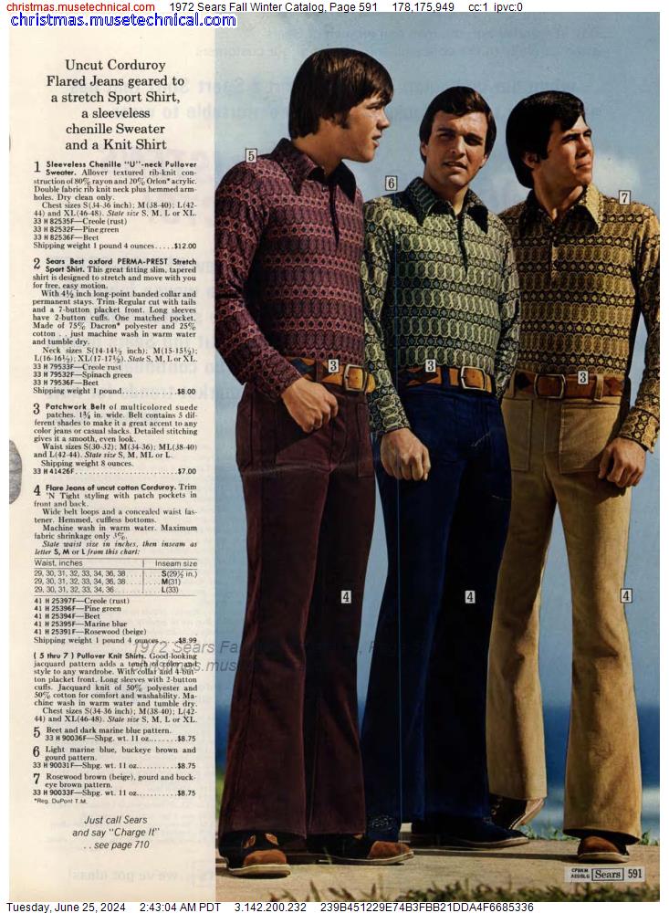 1972 Sears Fall Winter Catalog, Page 591