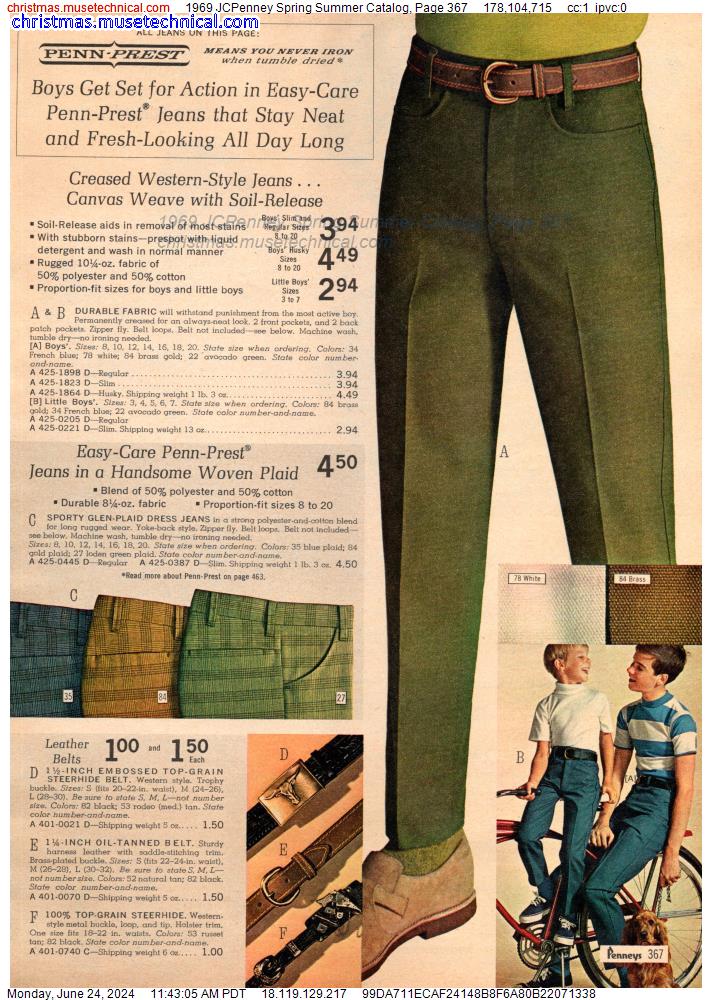 1969 JCPenney Spring Summer Catalog, Page 367