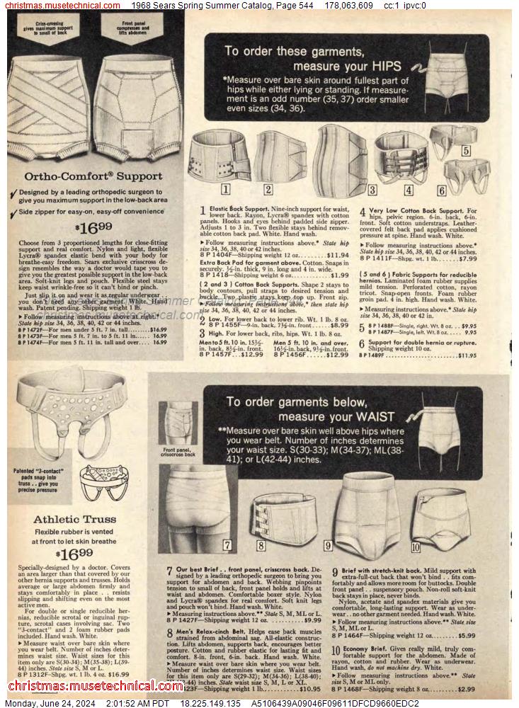 1968 Sears Spring Summer Catalog, Page 544