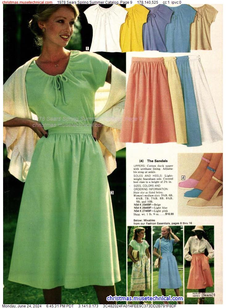 1978 Sears Spring Summer Catalog, Page 9