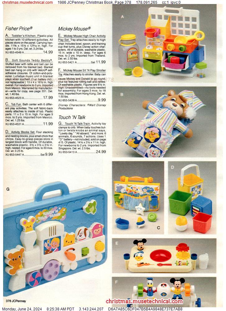 1986 JCPenney Christmas Book, Page 378