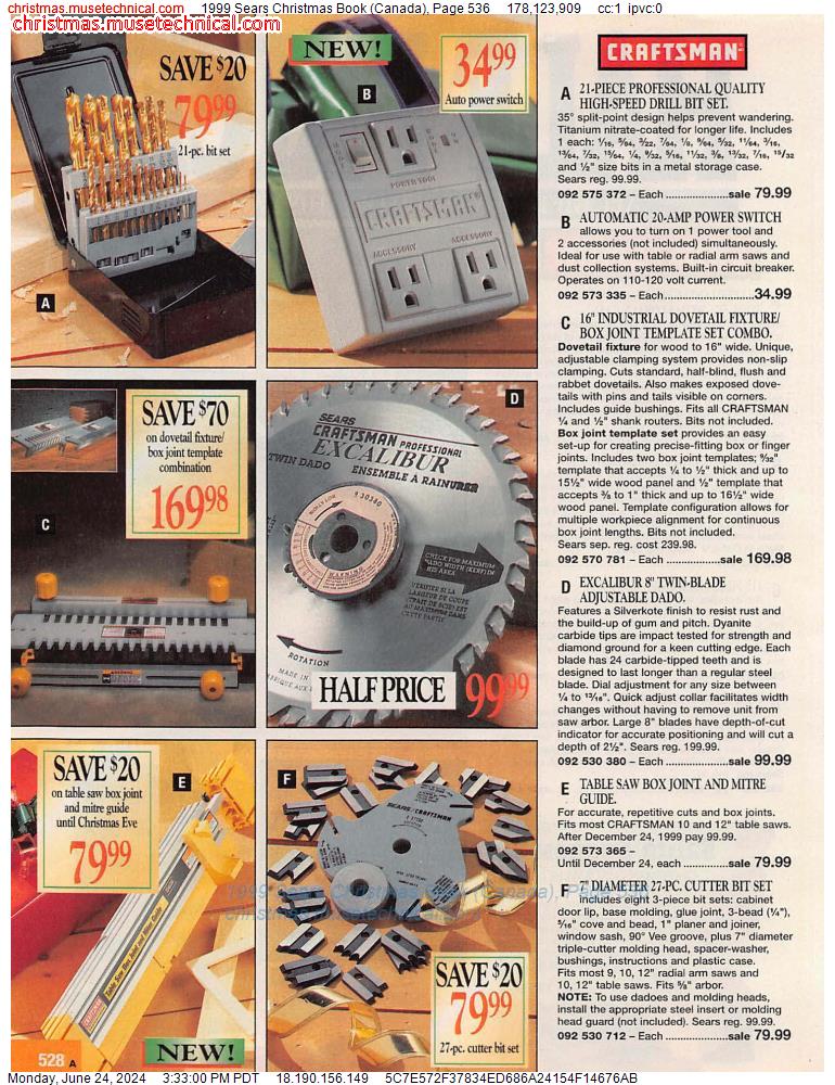 1999 Sears Christmas Book (Canada), Page 536