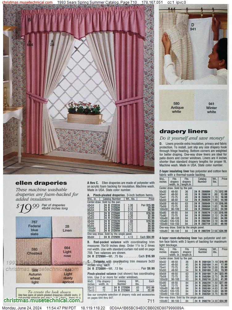 1993 Sears Spring Summer Catalog, Page 710