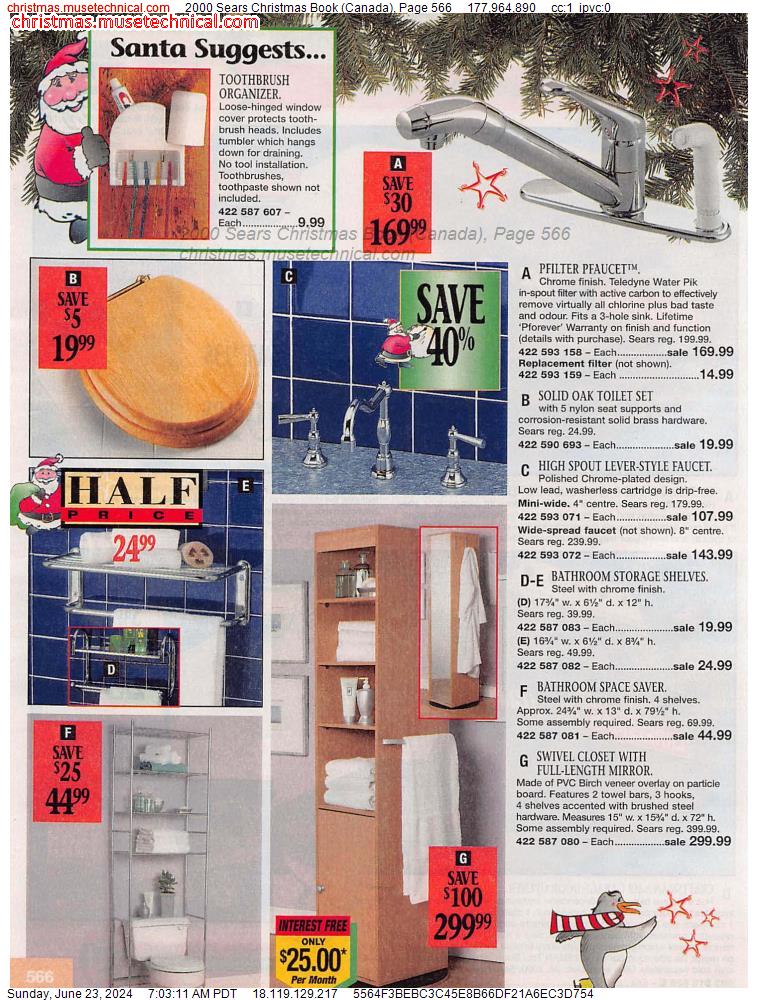 2000 Sears Christmas Book (Canada), Page 566