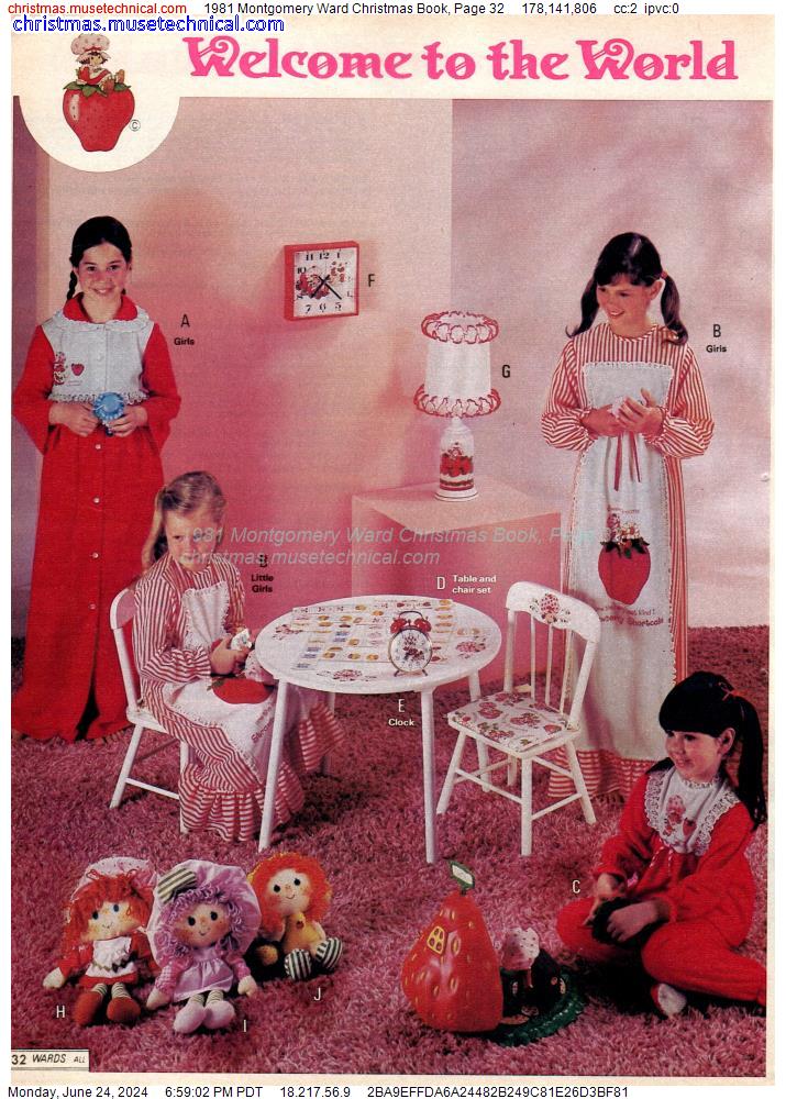 1981 Montgomery Ward Christmas Book, Page 32