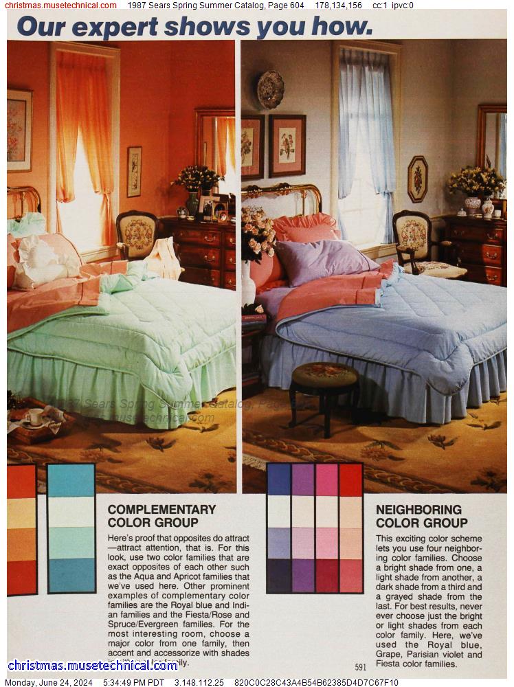 1987 Sears Spring Summer Catalog, Page 604