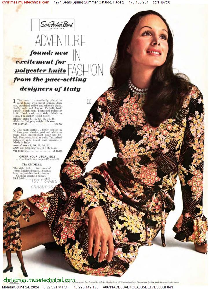 1971 Sears Spring Summer Catalog, Page 2
