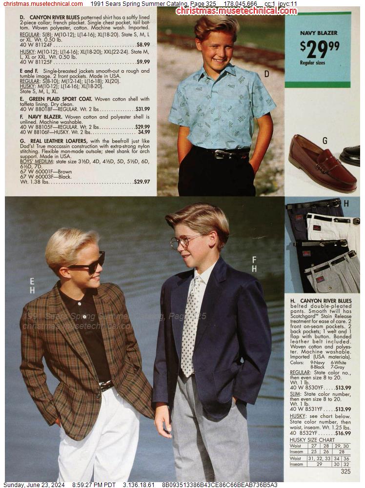 1991 Sears Spring Summer Catalog, Page 325