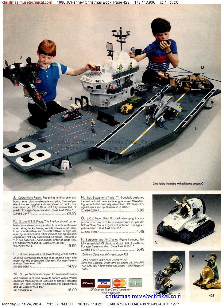 1986 JCPenney Christmas Book, Page 423