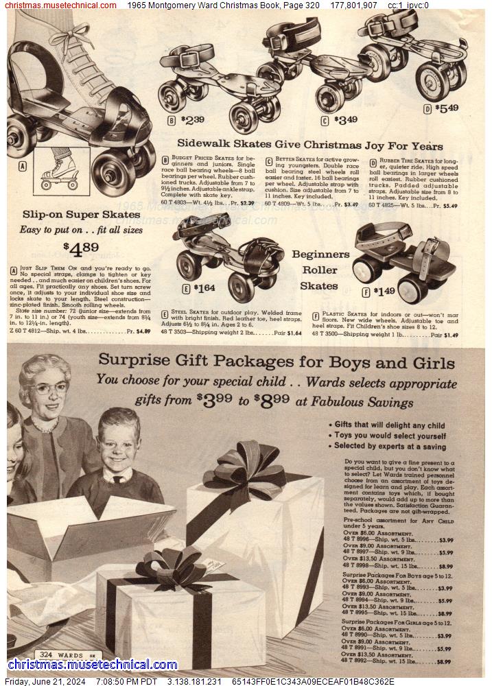 1965 Montgomery Ward Christmas Book, Page 320