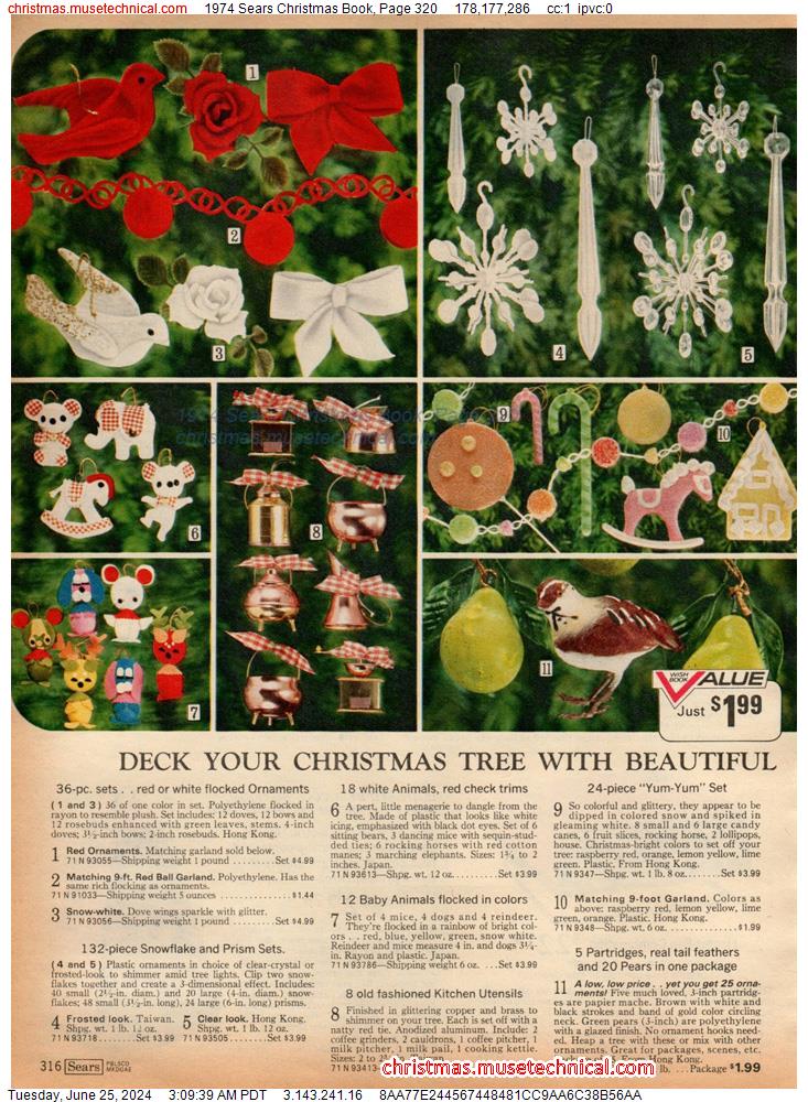 1974 Sears Christmas Book, Page 320