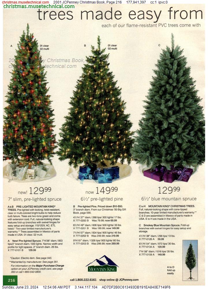 2001 JCPenney Christmas Book, Page 216