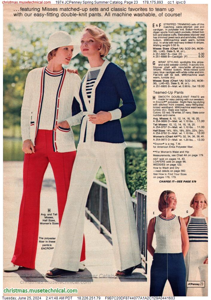 1974 JCPenney Spring Summer Catalog, Page 23