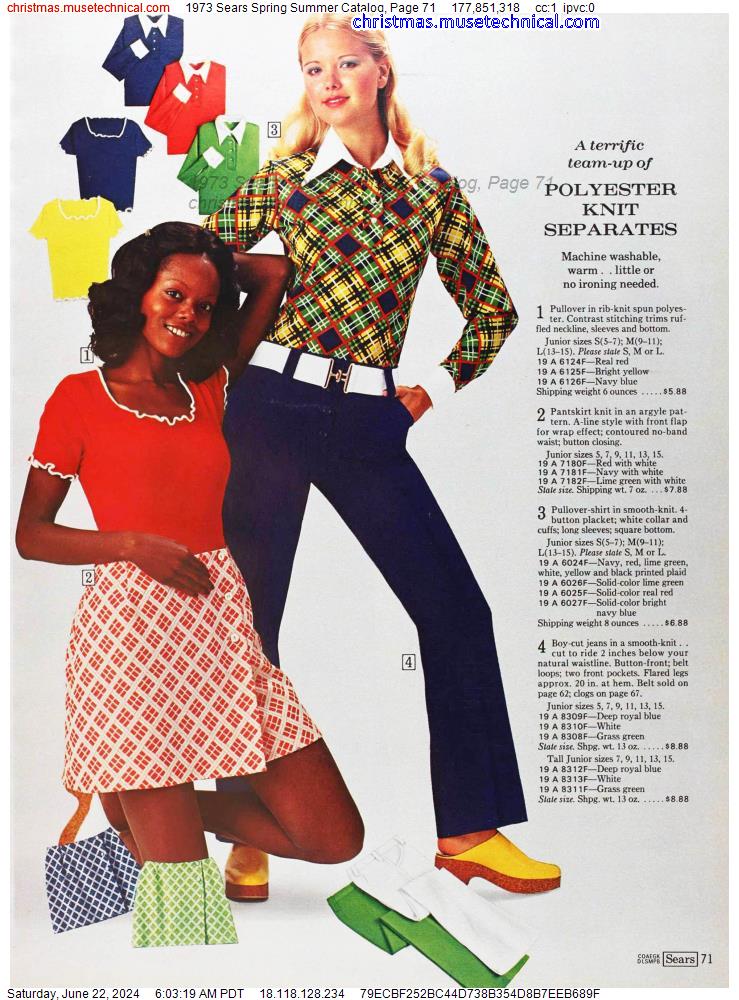 1973 Sears Spring Summer Catalog, Page 71