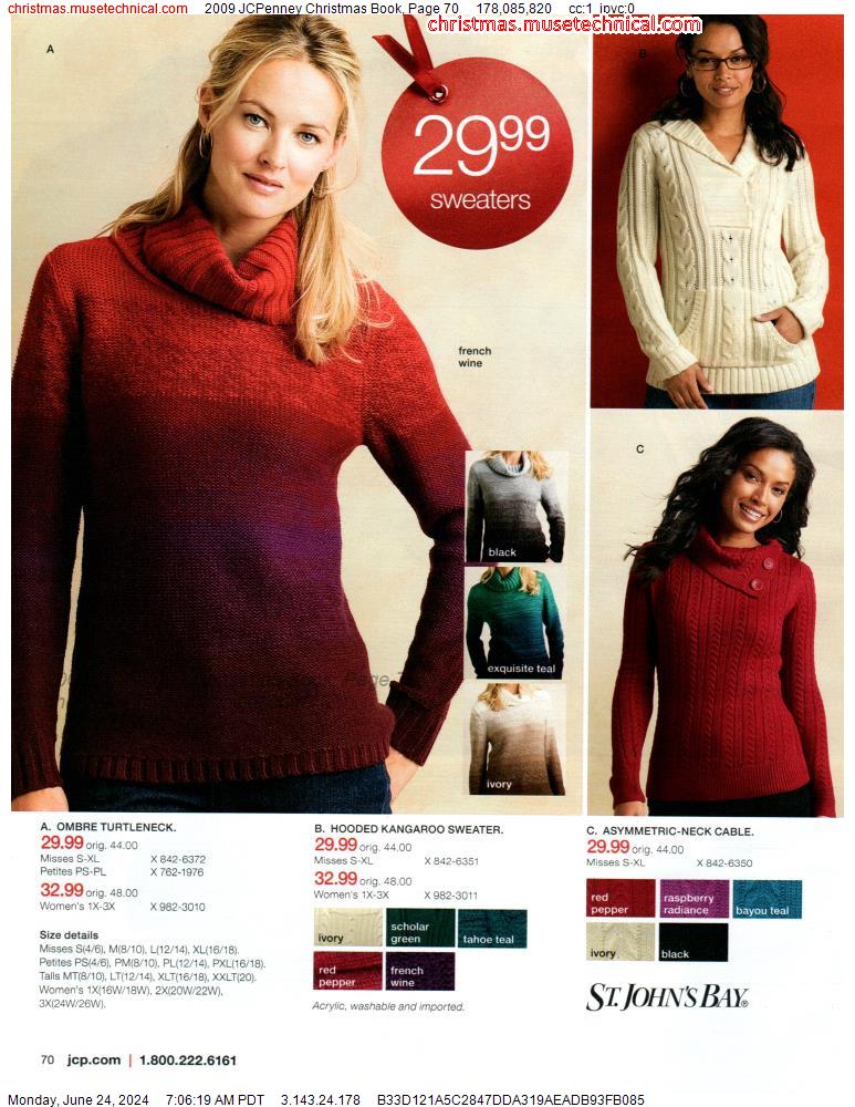 2009 JCPenney Christmas Book, Page 70