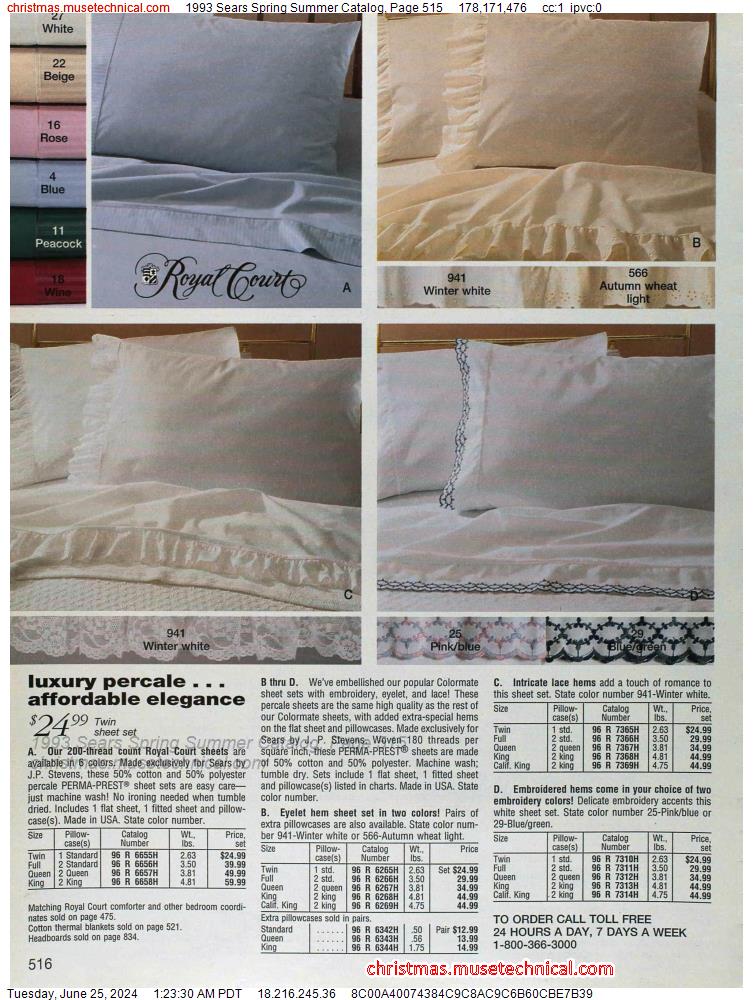1993 Sears Spring Summer Catalog, Page 515