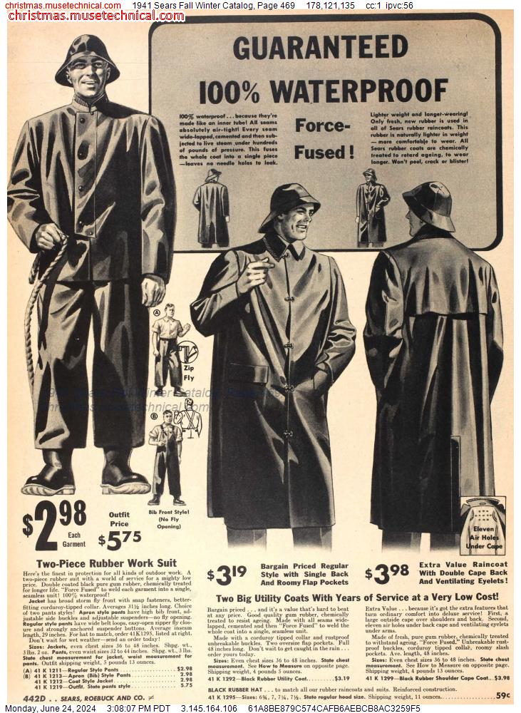 1941 Sears Fall Winter Catalog, Page 469