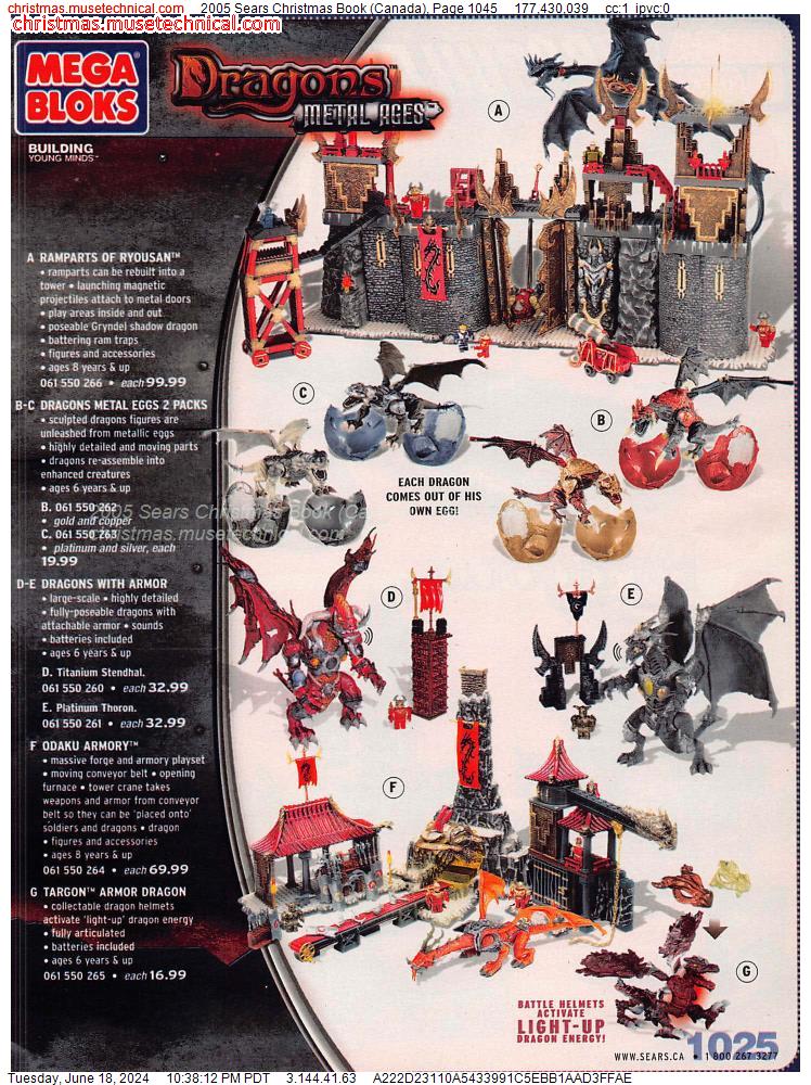 2005 Sears Christmas Book (Canada), Page 1045