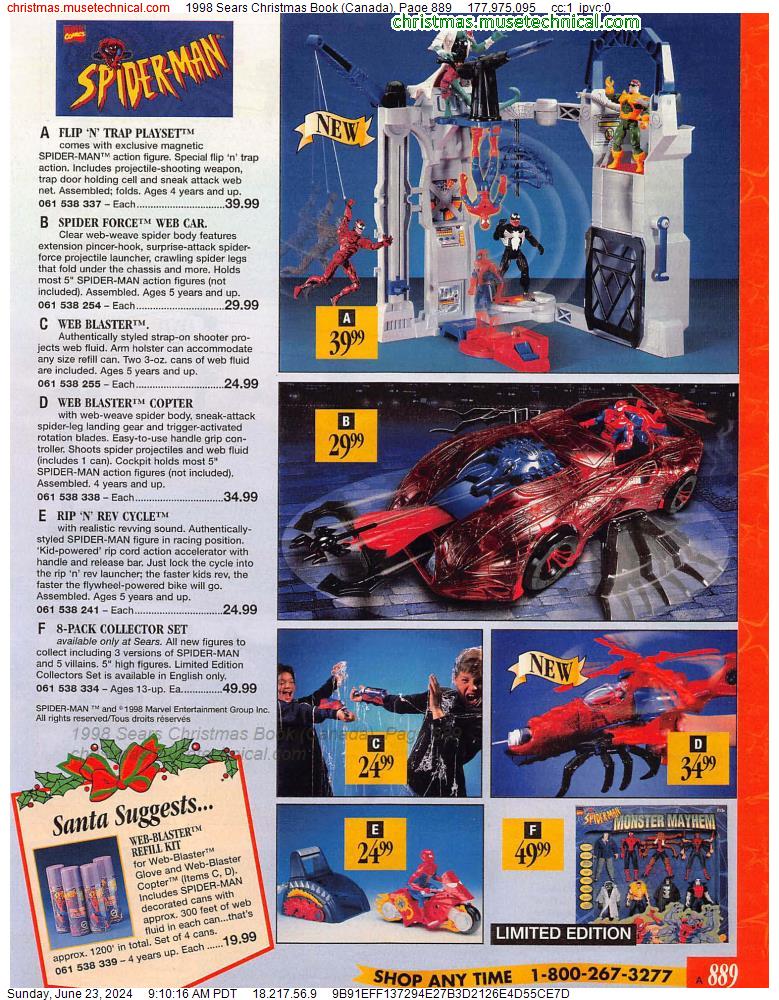 1998 Sears Christmas Book (Canada), Page 889
