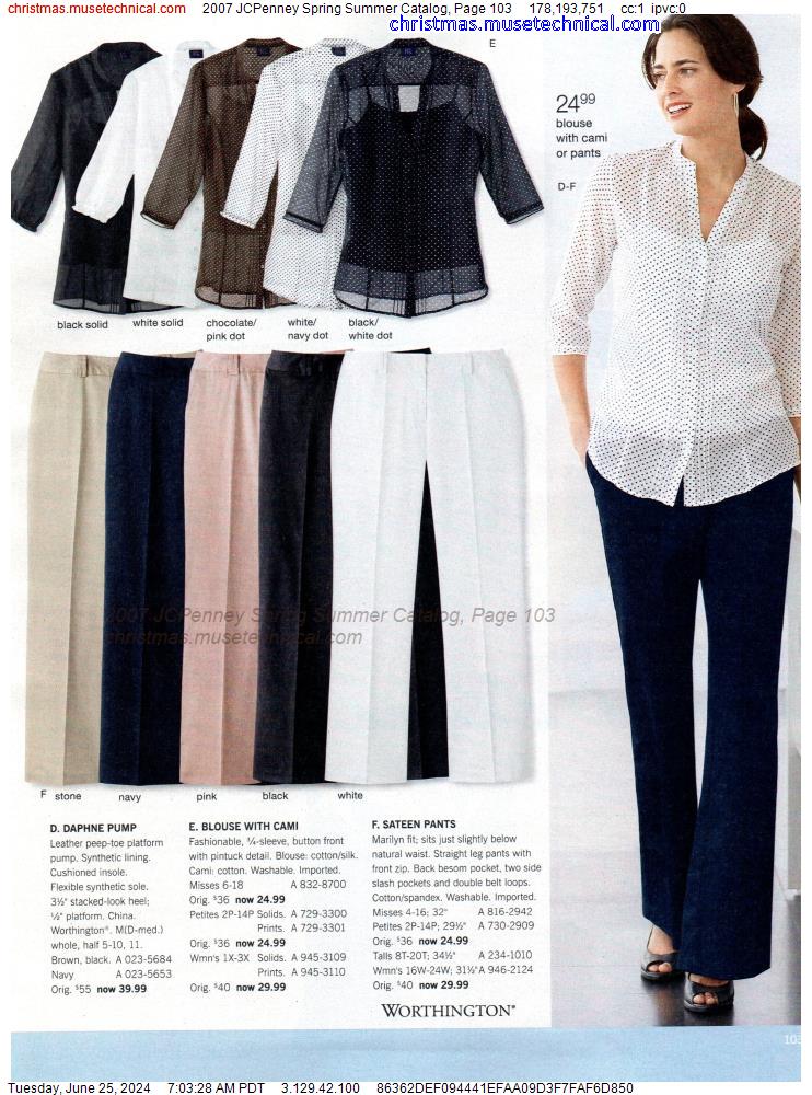 2007 JCPenney Spring Summer Catalog, Page 103