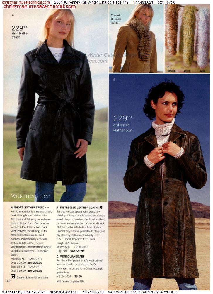 2004 JCPenney Fall Winter Catalog, Page 142