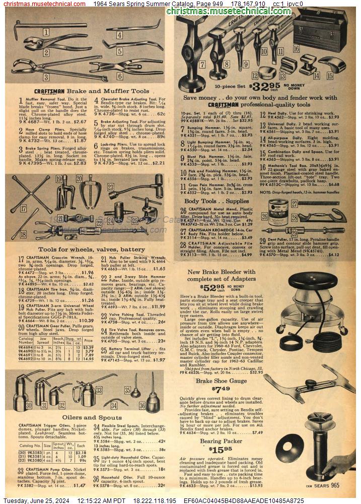 1964 Sears Spring Summer Catalog, Page 949
